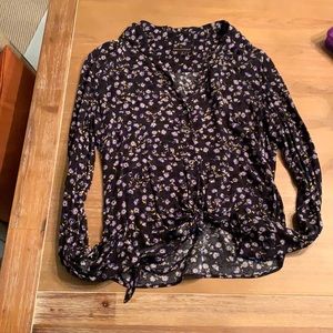 Floral button up